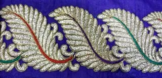 Zari Embroidery Border