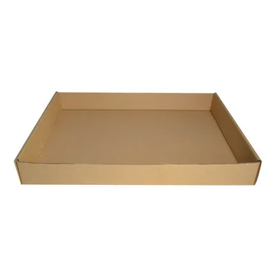 Brown Rectangular Corrugated Tray