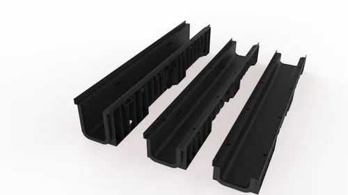 SNK DRAIN Black HDPE Plastic Drainage Channel