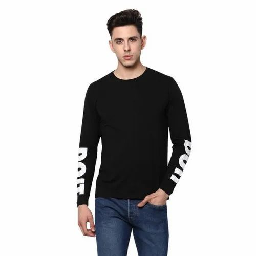 Male Promotional Biowash Cotton Full Sleeve Tshirt