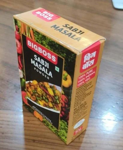 Big Boss Sabji Masala Powder, Packaging Size: 100 g, Packaging Type: Box