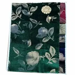 Flower Print Jacquard Fabric