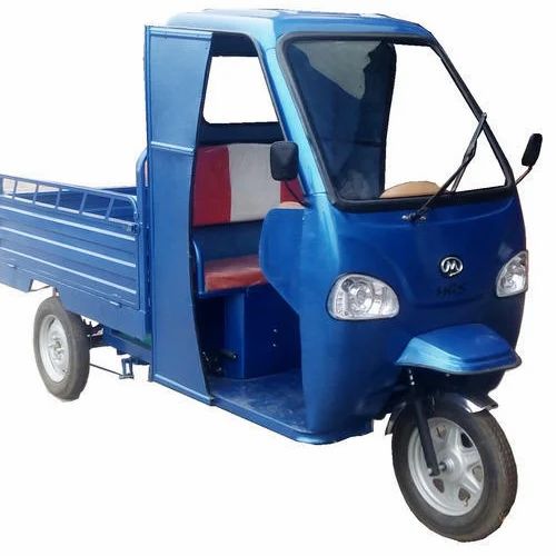 Blue E Cargo Rickshaw