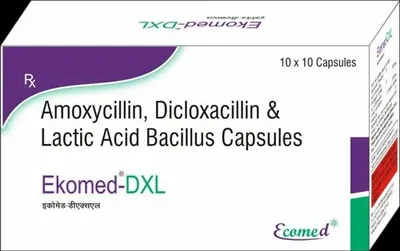 Ekomed-DXL Amoxycillin & Lactic Acid Bacillus Capsules