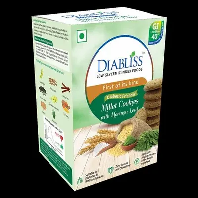 Diabliss Millet Cookies with Moringa Leaf