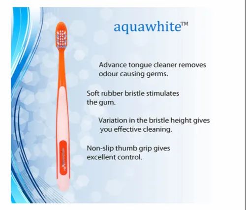 In Many Color Aquawhite Cruz With Travel Case Toothbrush, Box, Packaging Size: 288