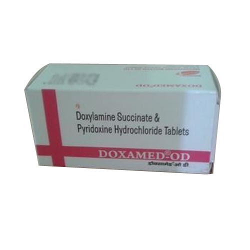 Doxylamine Succinate And Pyridoxine Hydrochloride Tablets, Packaging Type: Paper Box, for Hospital