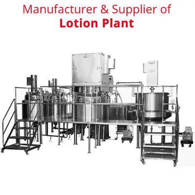 Lotion Cream Manufacturing Plant