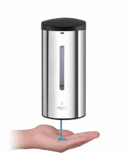 Breathe Easy Silver Touchless Automatic Soap Dispenser