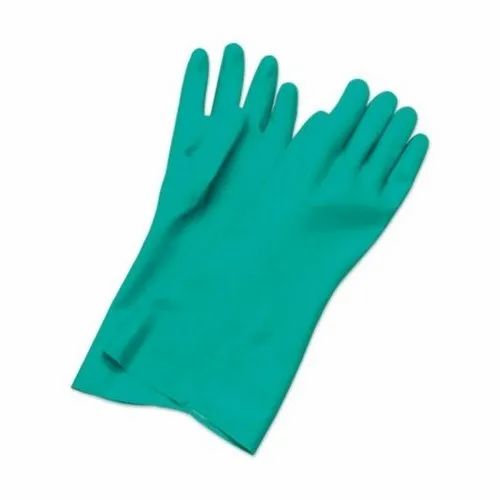 Disposable Nitrile Safety Gloves, Size: 7 inches