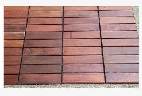 Ipe Wood Interlocking Tiles