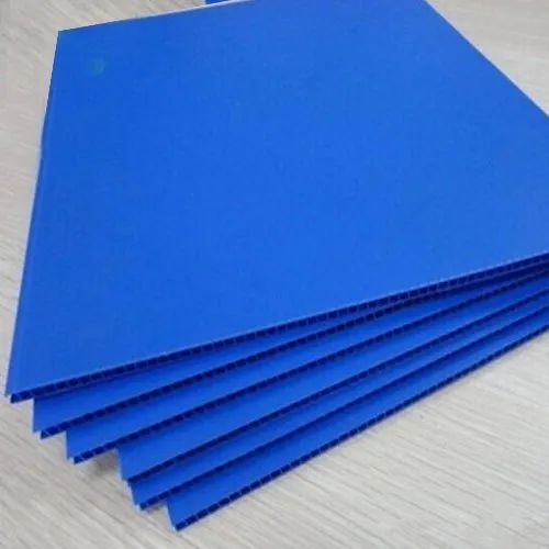 PP Flute Board, Color: Blue