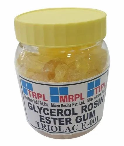Triolac E-001 Glycerol Rosin Ester Gum, Packaging Type: Jar, Packaging Size: 1 Kg
