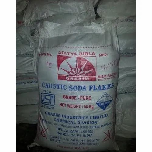 Aditya Birla Caustic Soda Flakes, NaOH Concentration: 99%, 50 kg