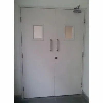 Gray Hinged HMPS Door, For Hospital