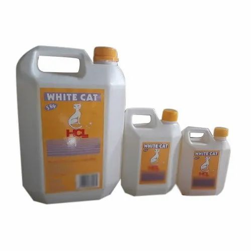 White Cat Hydrochloric Acid, Packaging Type: Can