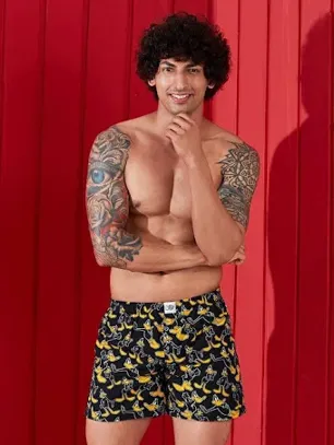 Looney Tunes: Daffy Duck Pattern Boxer Shorts By Looney Tunes