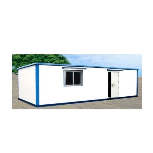 Galvanized Iron, Mild Steel Prefab Insulated Panel Portable Security Cabin, Size: 6 X 4 X 8.6 Feet