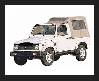White Maruti Suzuki Gypsy