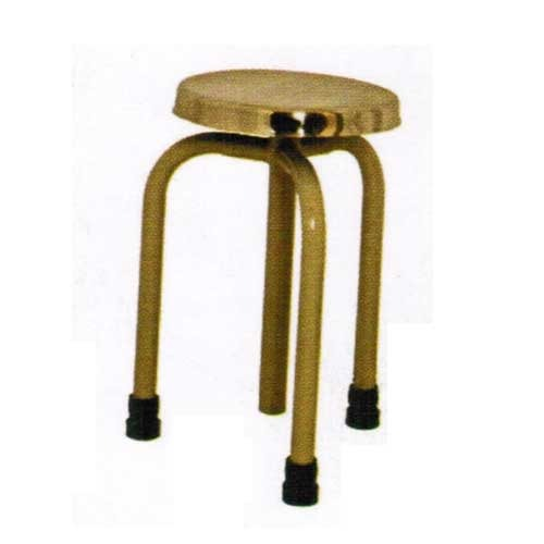 Stainless Steel Revolving Stool, 4, Size: 400 X 500-660 Mm