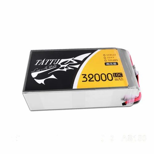 TATTU 32000mAh 22.8V 10C 6S Lipo Battery HV Batteries, Battery Type: Lithium-Polymer, Voltage: 22.2