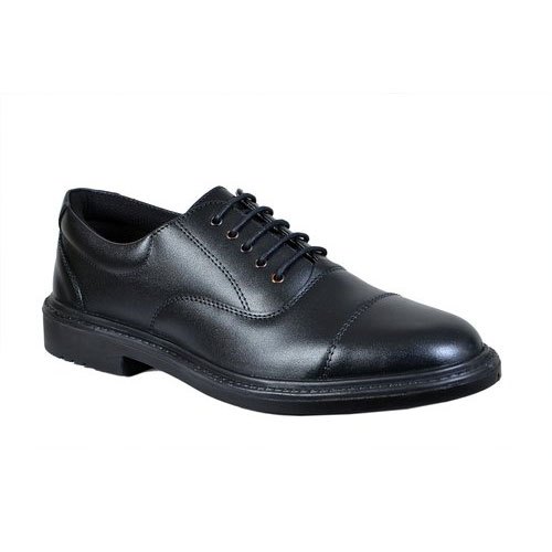 Coffer Safety Buff Grain CG Black A Mens Formal Lace Up Shoes