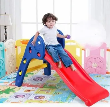 Multicolor Plastic Fitness Guru Foldable Beginners Slider Baby Garden Slide For Kids, Age Group: 3 Years