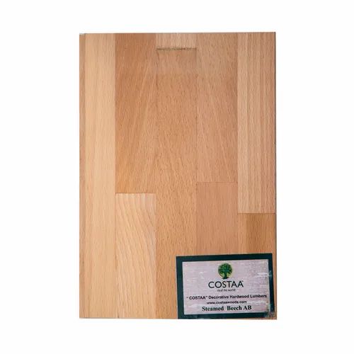 Costaa Natural Engineered Solid Wood Floor/ Flooring Beech, For Indoor, Size/Dimension: 155 X 18 Mm