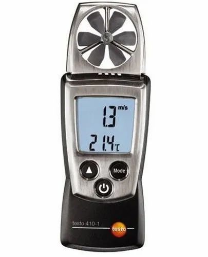 410 Pocket Sized Vane Anemometer, +50 Degreec, Model Name/Number: Testo 410-1