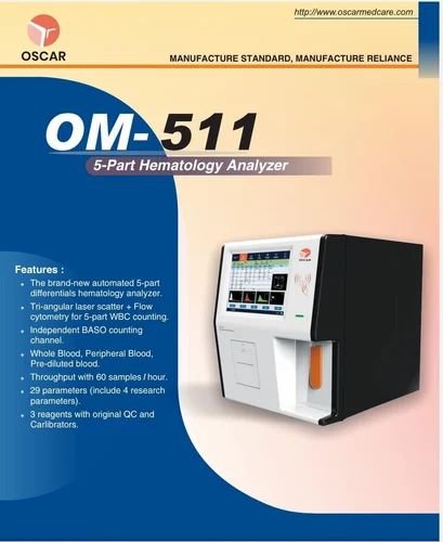 OSCAR 2 5 Part Hematology Analyzer OM-511