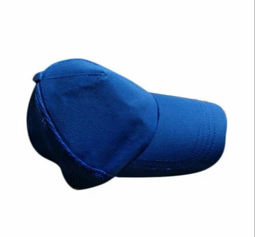 Cotton blue Net Cap, Size: Medium