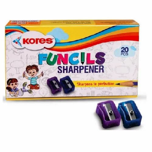 Multicolor Kores Funcils Sharpeners, For School