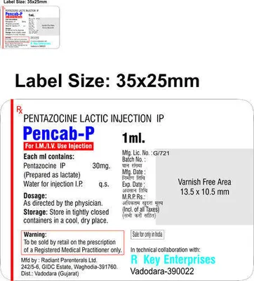 Allopathic Pencab-P injection, Packaging Type: Glass Bottle