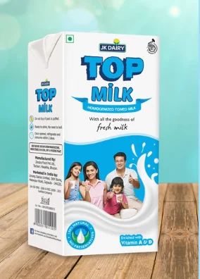 JK Dairy Top Milk, Packaging Type: Packet