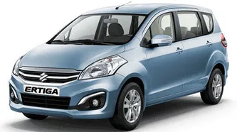 Serene Blue Maruti Suzuki Ertiga Car