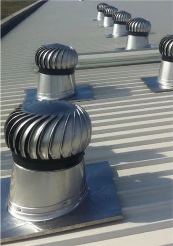 Aluminium, Stainless Steel Automatic Turbo Roof Ventilators