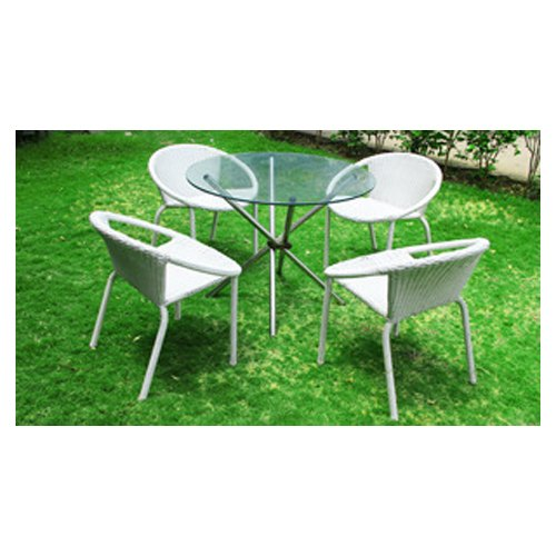 Synthetic Wicker Garden Cafe Dining Set