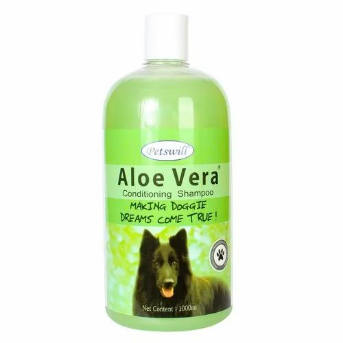 Petswill Dog Shampoo - Aloevera 1000 / 500 / 250 mL for Home Purpose, Size: Large