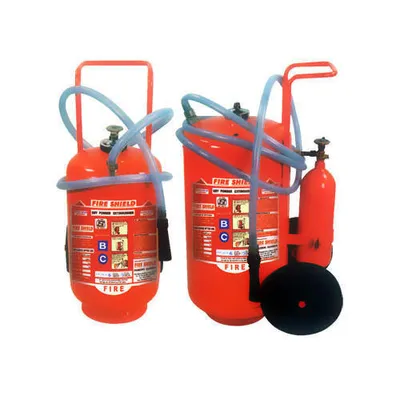 Trolley Mounted Powder Fire Extinguisher