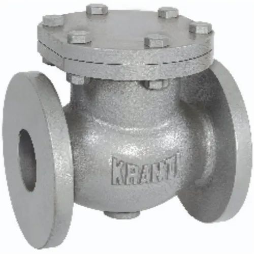 Water Cast Iron Swing Check Valve, Packaging Type: Box