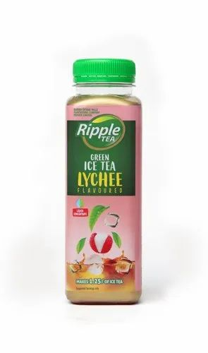 Ripple Green Ice Tea Lychee Flavoured - Liquid Concentrate - 250 ml., Packaging Type: Bottle