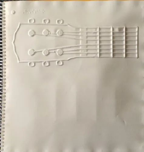 English Tactile Guitar Chord Book, 12