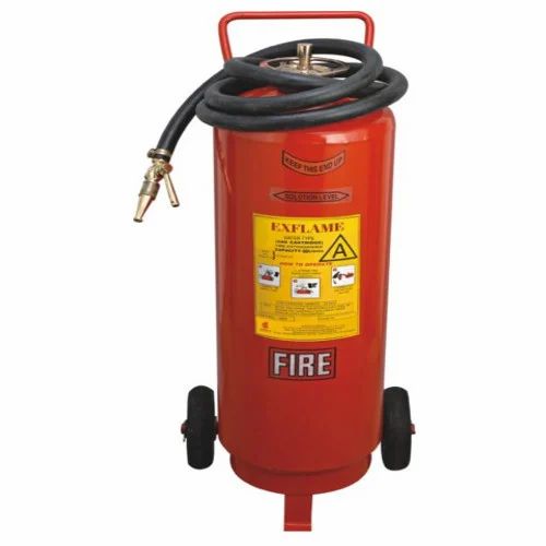 ABC Mild Steel Wheeled Type Fire Extinguisher, Capacity: 50kg