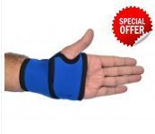 Wrist Binder with Thumb Support - Blue- Neoprene