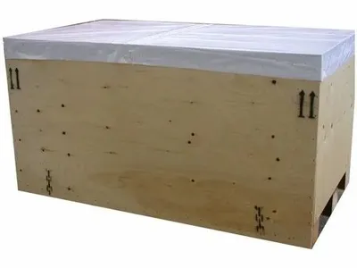 Brown Square Wooden Packaging Box, For Storage