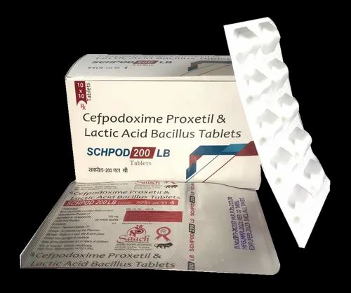 Cefpodoxime Proxetil 200mg Lactic Acid Bacillus Tablets Third Party Manufacturing
