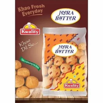 Kwality Jeera Butter Cookies, Packaging Type: Packet