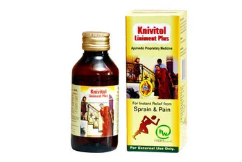 Knivitol Liniment Plus Ayurvedic / Herbal Sprain & Pain Oil - 90Ml - 2 Bottles