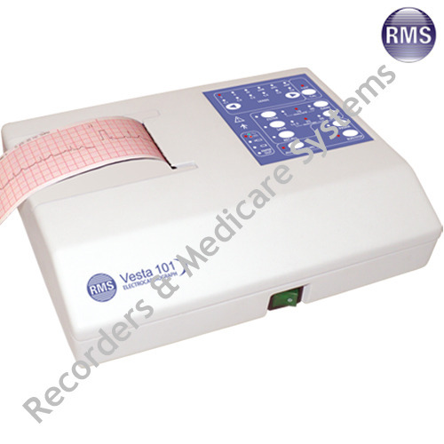 RMS Single Channel ECG Machine, Hospital And Clinical