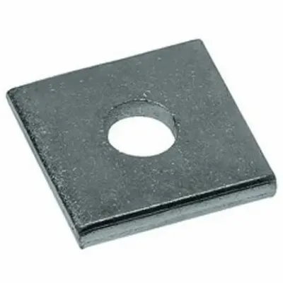 Mild Steel Square Plate Washer, Size: 10